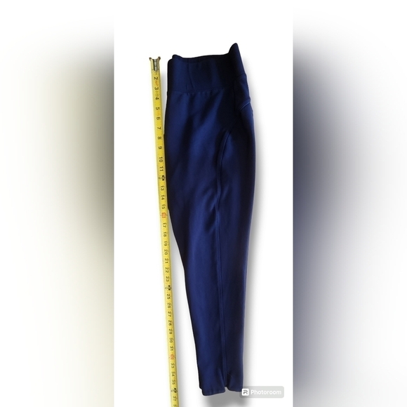 Seven7 Pull On Legging Navy Stretch Athletic Pants Size Large - Picture 3 of 7